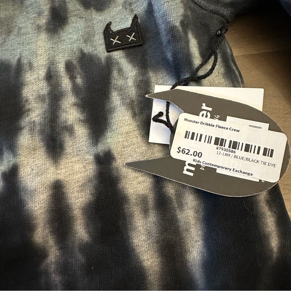 NWT Mini Munster Dribble Fleece Crew - Picture 6 of 6